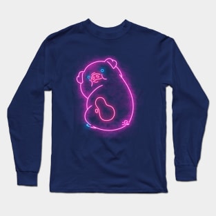 Neon pig Long Sleeve T-Shirt